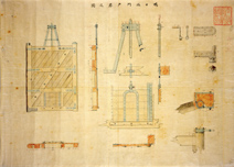 鴨々水門の門扉