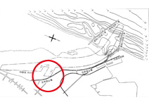 土崎港明治年間第一期工事の古市波止場(『運輸省第一港湾局 百年の歩み』所収)
