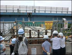 札幌大橋／橋梁施工部見学