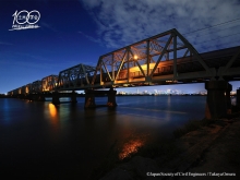 淀川橋梁（通称：赤川鉄橋）（大阪市都島区・東淀川区）