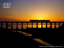 惣郷川橋梁（山口県阿武町）